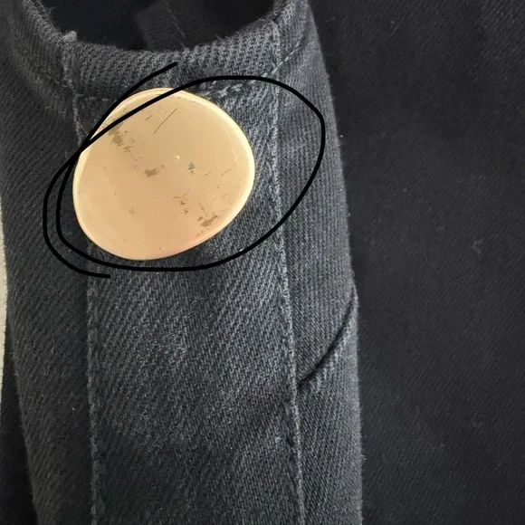 Tuckernuck Hyacinth House Black Twill Button Bitsy Dress size S - Picture 9 of 12